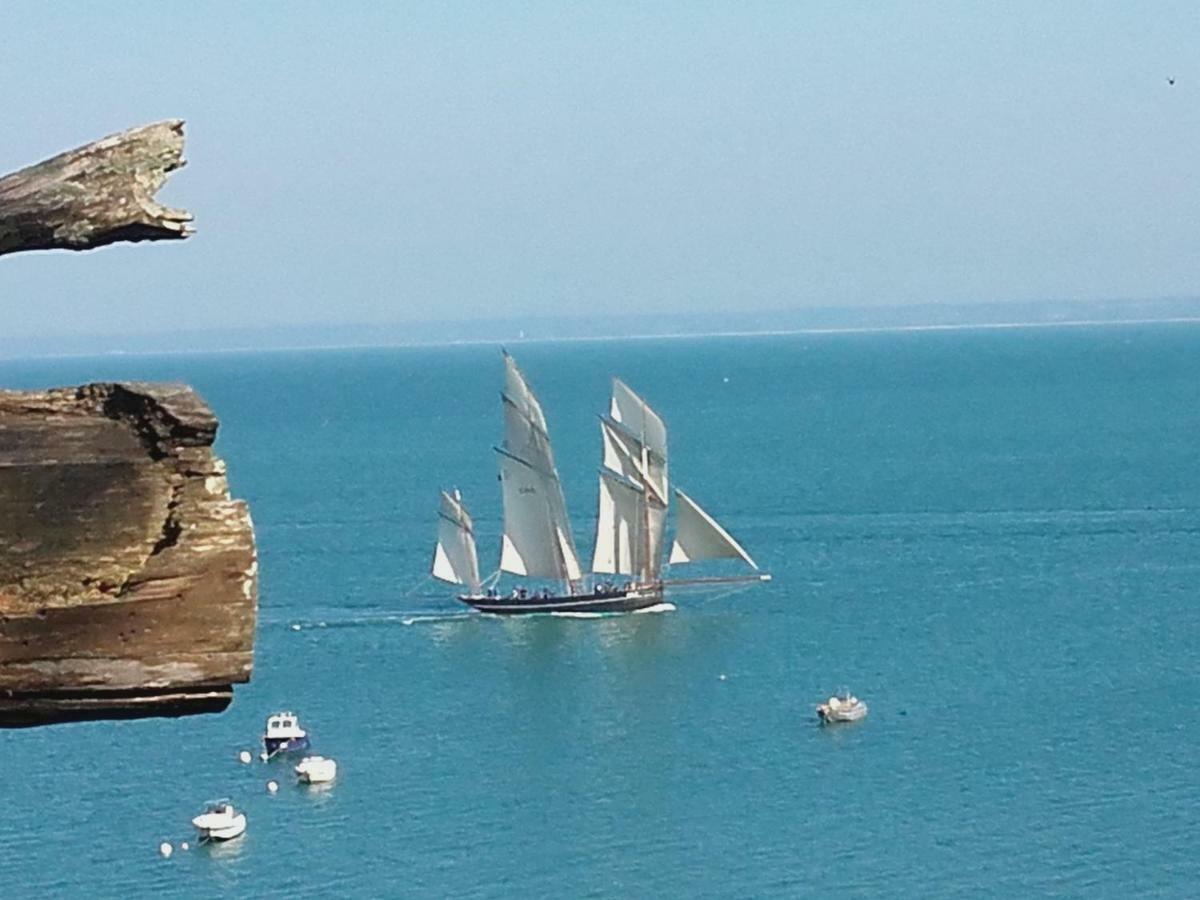 T3 Calme Et Lumineux Entre Mer Et Centre Bourg Cancale Buitenkant foto